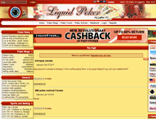 Tablet Screenshot of highcard.liquidpoker.net