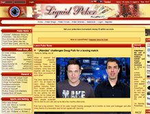 Tablet Screenshot of liquidpoker.net